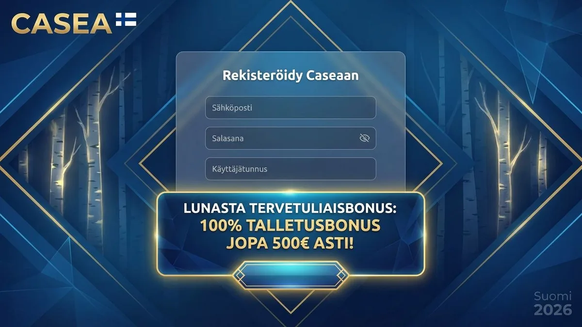 Rekisteröidy bonuksella